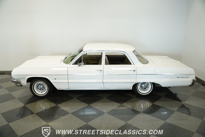 Chevrolet-Bel-air-1964-White-Fawn-13