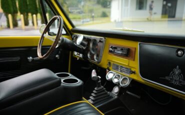 Chevrolet-C10-1967-Yellow-Black-38