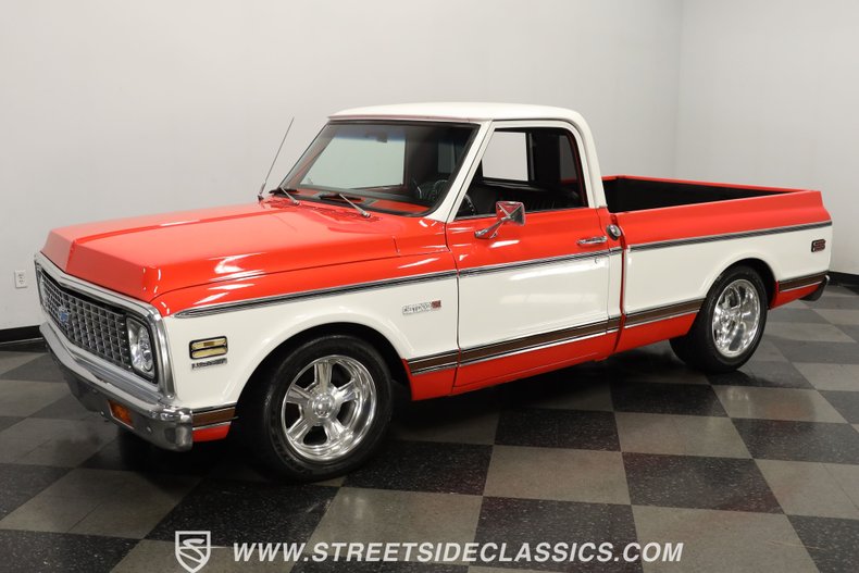 Chevrolet-C10-1972-Red-Black-17