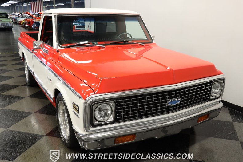 Chevrolet-C10-1972-Red-Black-23