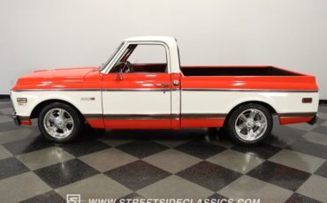 Chevrolet-C10-1972-Red-Black