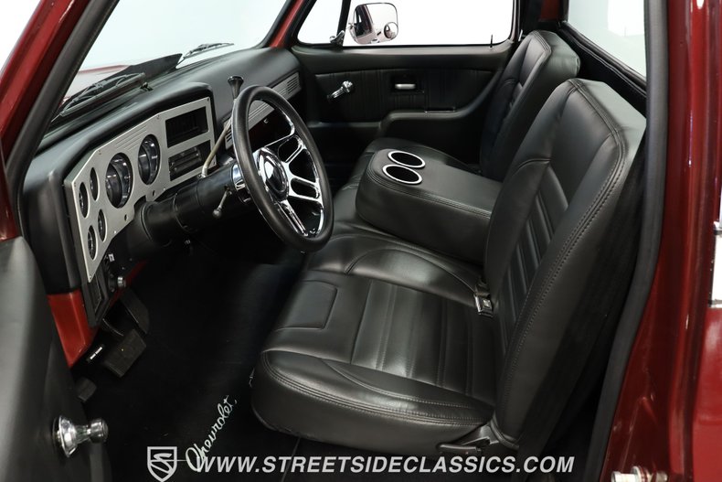 Chevrolet-C10-1977-Burgundy-Maroon-Black-10
