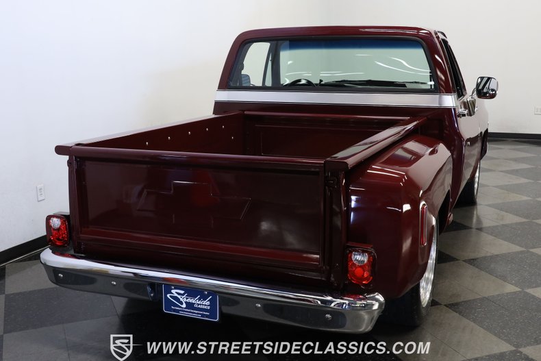 Chevrolet-C10-1977-Burgundy-Maroon-Black-19