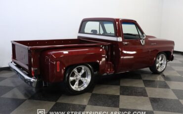 Chevrolet-C10-1977-Burgundy-Maroon-Black-21