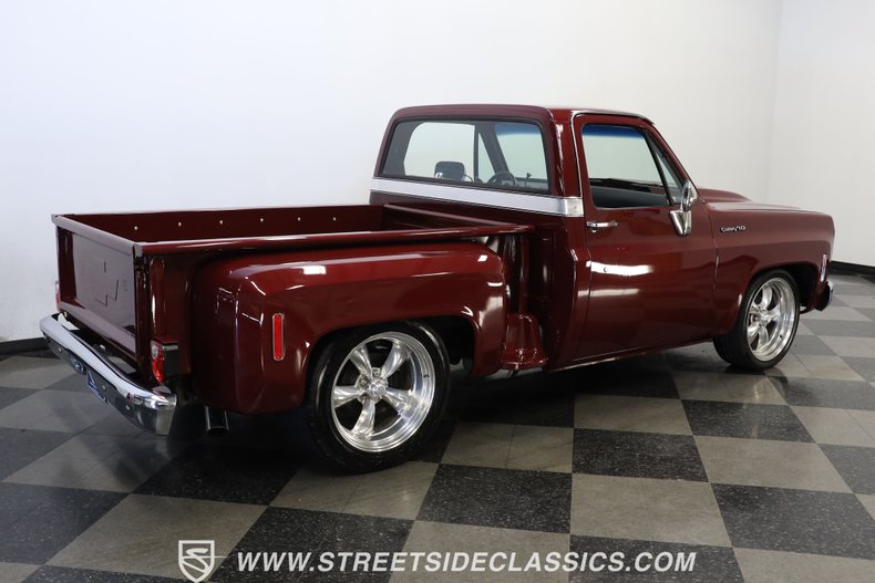 Chevrolet-C10-1977-Burgundy-Maroon-Black-21