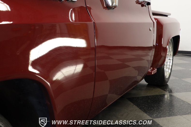 Chevrolet-C10-1977-Burgundy-Maroon-Black-28