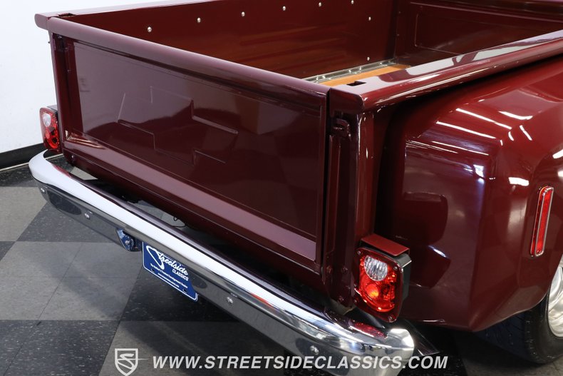 Chevrolet-C10-1977-Burgundy-Maroon-Black-31
