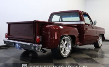 Chevrolet-C10-1977-Burgundy-Maroon-Black-32