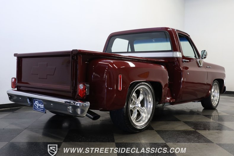 Chevrolet-C10-1977-Burgundy-Maroon-Black-32