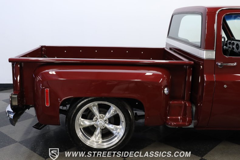 Chevrolet-C10-1977-Burgundy-Maroon-Black-34