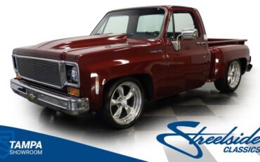 Chevrolet-C10-1977-Burgundy-Maroon-Black
