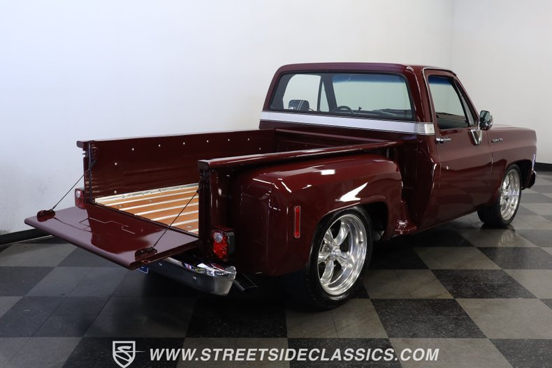 Chevrolet-C10-1977-Burgundy-Maroon-Black-45
