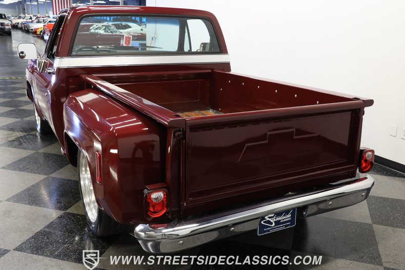 Chevrolet-C10-1977-Burgundy-Maroon-Black-6
