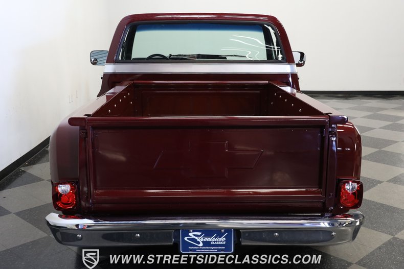 Chevrolet-C10-1977-Burgundy-Maroon-Black-7