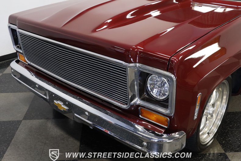Chevrolet-C10-1977-Burgundy-Maroon-Black-8
