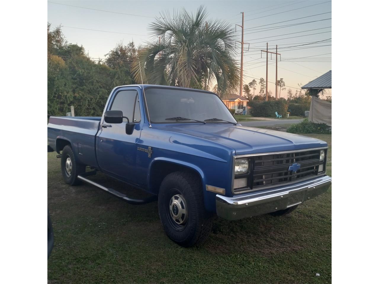 Chevrolet-C20-1986-Blue-Black