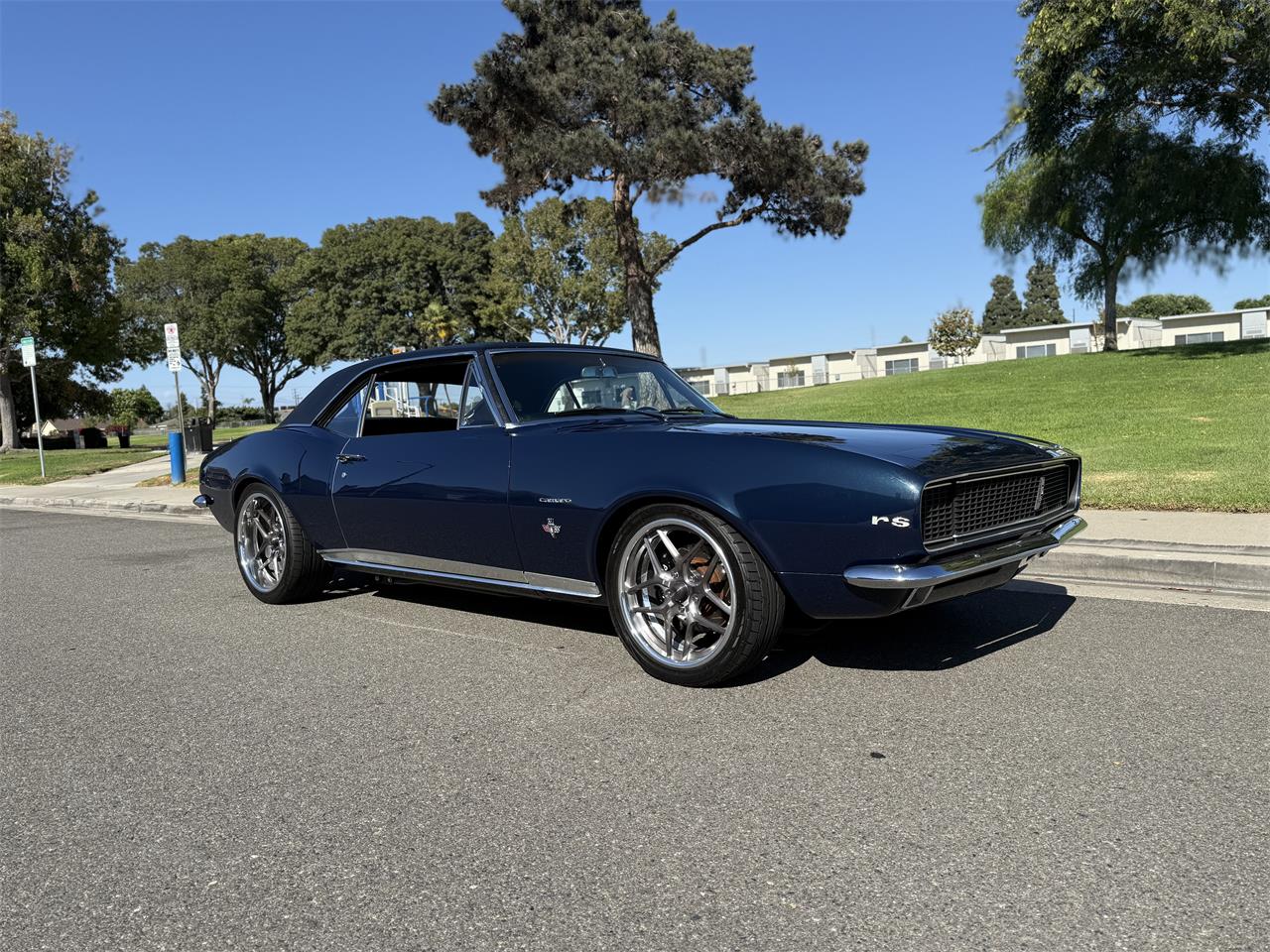 Chevrolet-Camaro-1967-Blue-Black-8