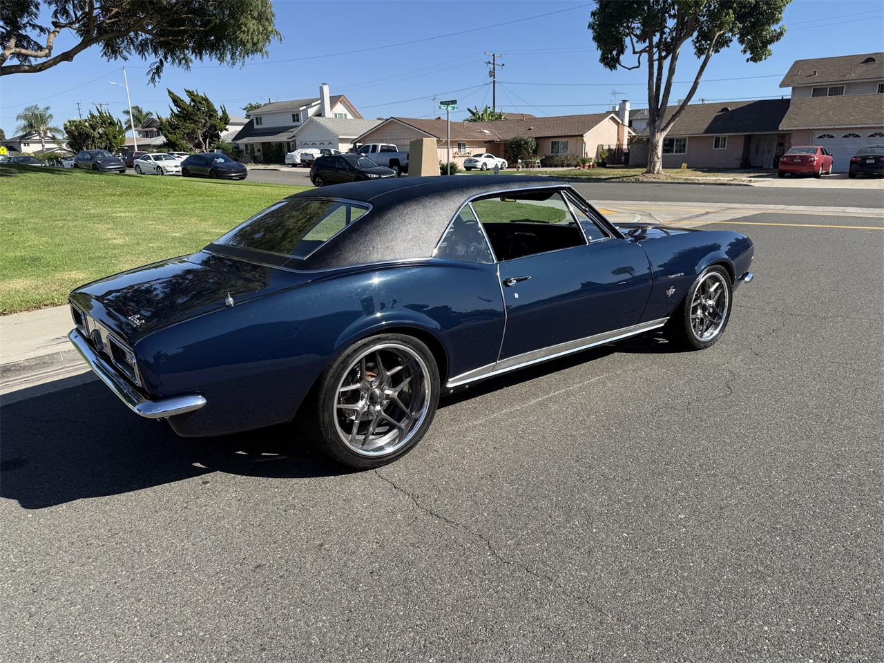 Chevrolet-Camaro-1967-Blue-Black-9