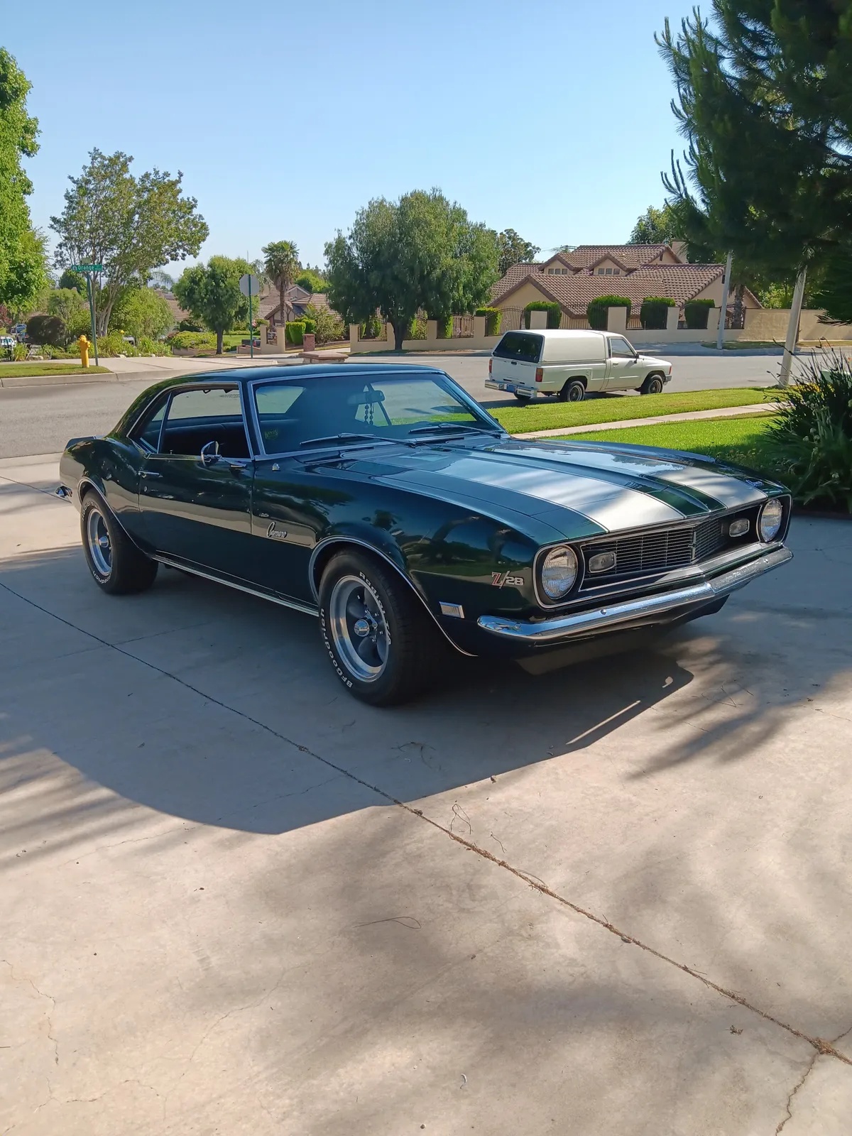 Chevrolet-Camaro-1968-British-Green-Black-7