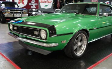 Chevrolet-Camaro-1968-Green-Black-29