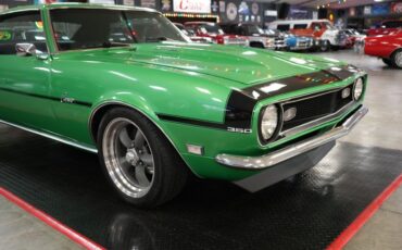 Chevrolet-Camaro-1968-Green-Black-49