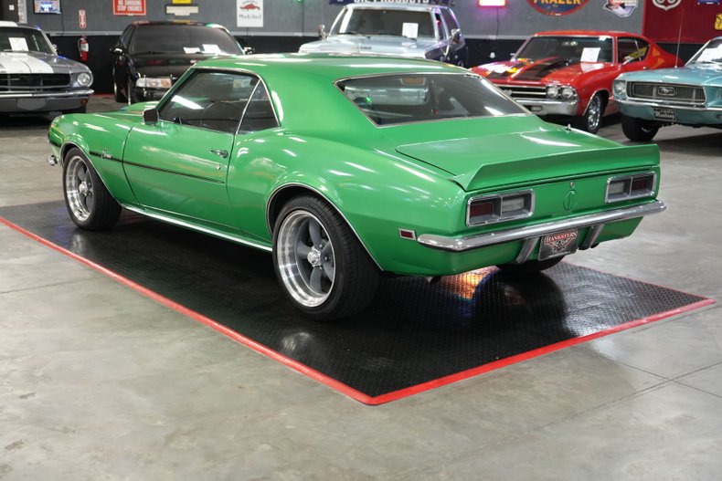 Chevrolet-Camaro-1968-Green-Black-7