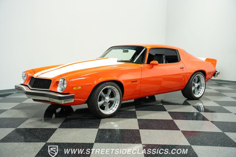 Chevrolet-Camaro-1974-Hugger-Orange-Black-23