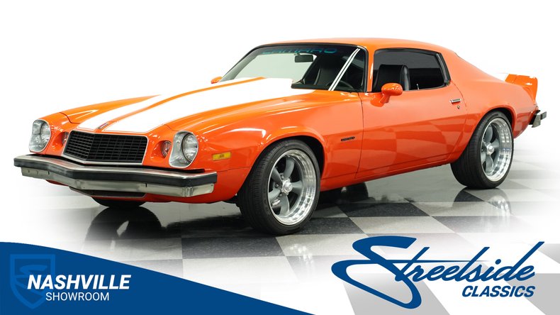 Chevrolet-Camaro-1974-Hugger-Orange-Black-8