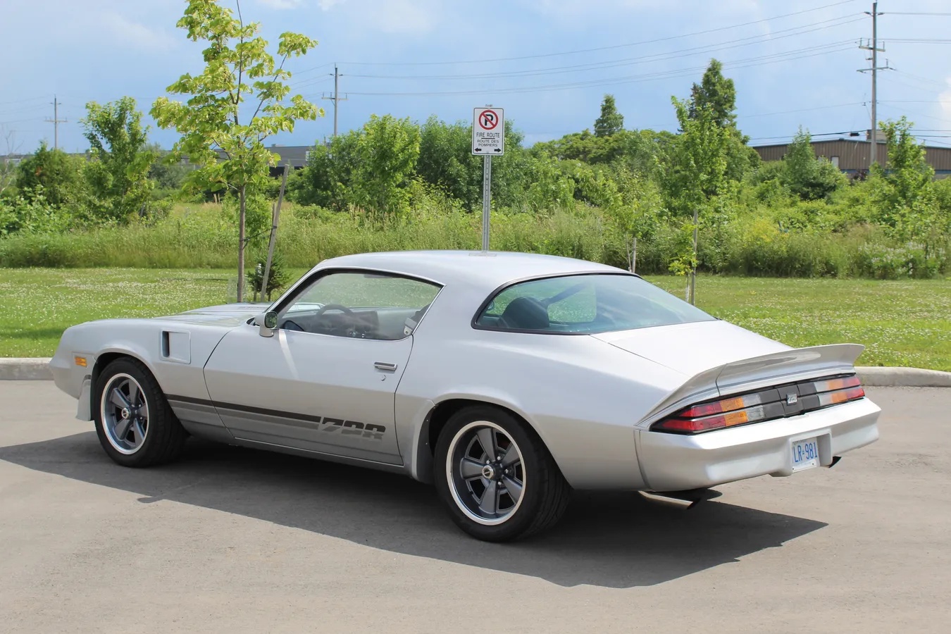 Chevrolet-Camaro-1981-Silver-Black