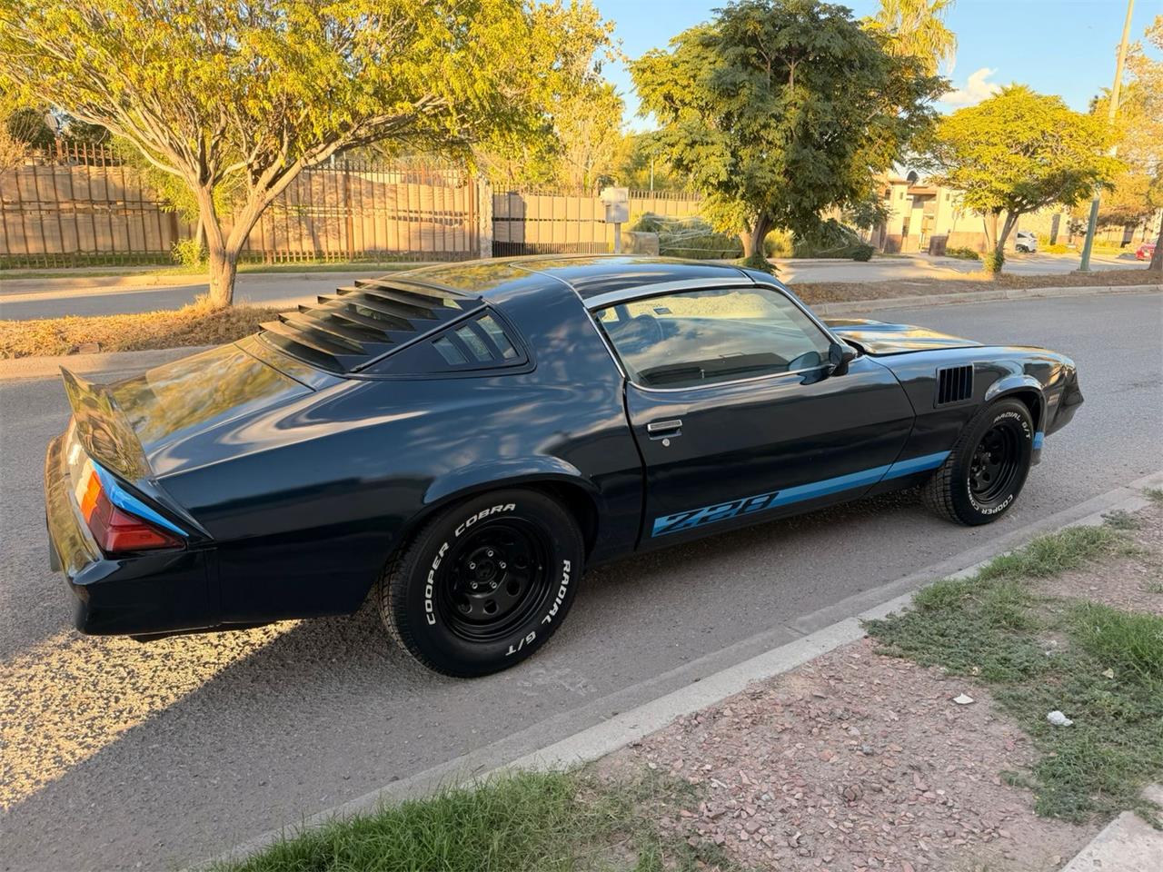 Chevrolet-Camaro-z28-1979-Metallic-Blue-Black-17