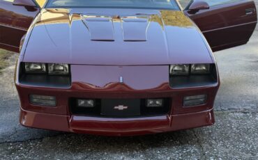 Chevrolet-Camaro-z28-1991-Dark-Red-Metallic-Red-custom-Leather-24