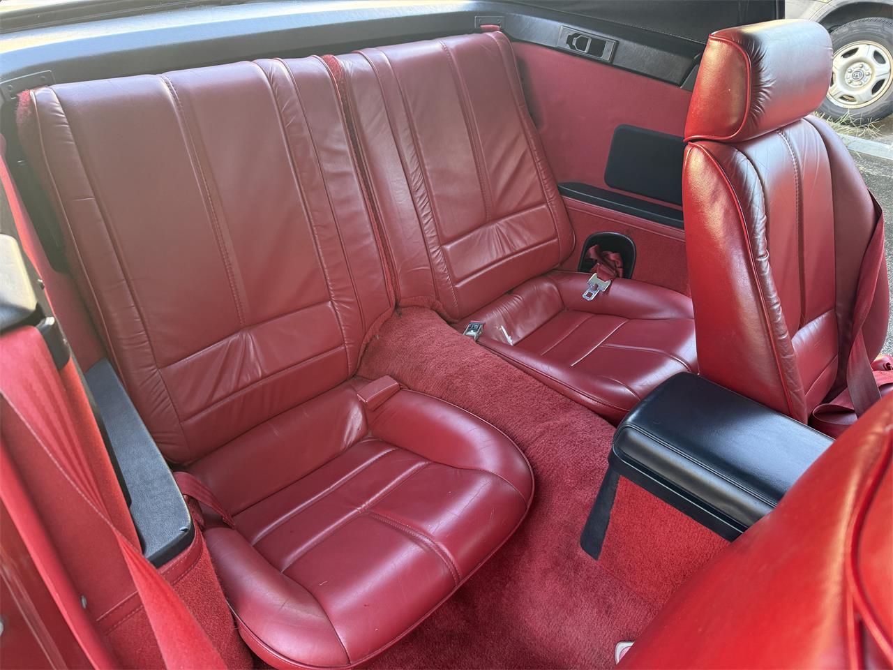 Chevrolet-Camaro-z28-1991-Dark-Red-Metallic-Red-custom-Leather-3