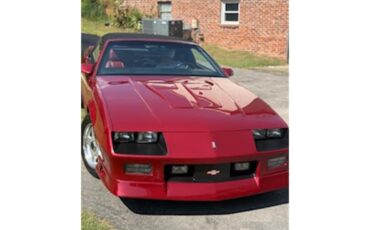 Chevrolet-Camaro-z28-1991-Dark-Red-Metallic-Red-custom-Leather