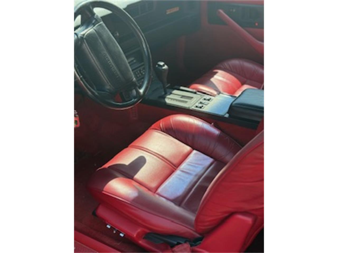 Chevrolet-Camaro-z28-1991-Dark-Red-Metallic-Red-custom-Leather-5