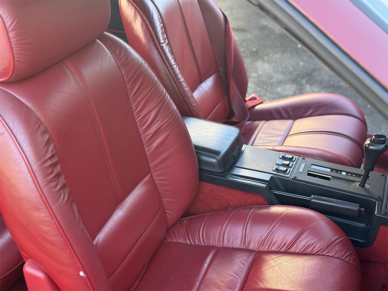 Chevrolet-Camaro-z28-1991-Dark-Red-Metallic-Red-custom-Leather-8