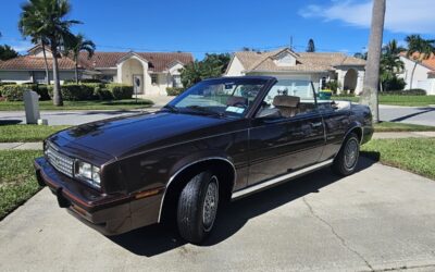 Chevrolet Cavalier 1984 Convertible