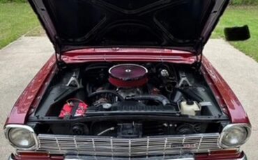 Chevrolet-Chevy-ii-nova-1963-Burgundy-Black-Vinyl-1