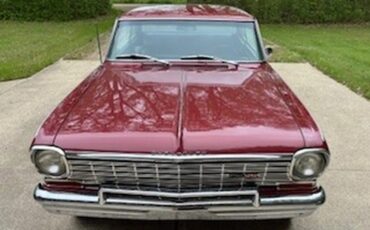 Chevrolet-Chevy-ii-nova-1963-Burgundy-Black-Vinyl-4