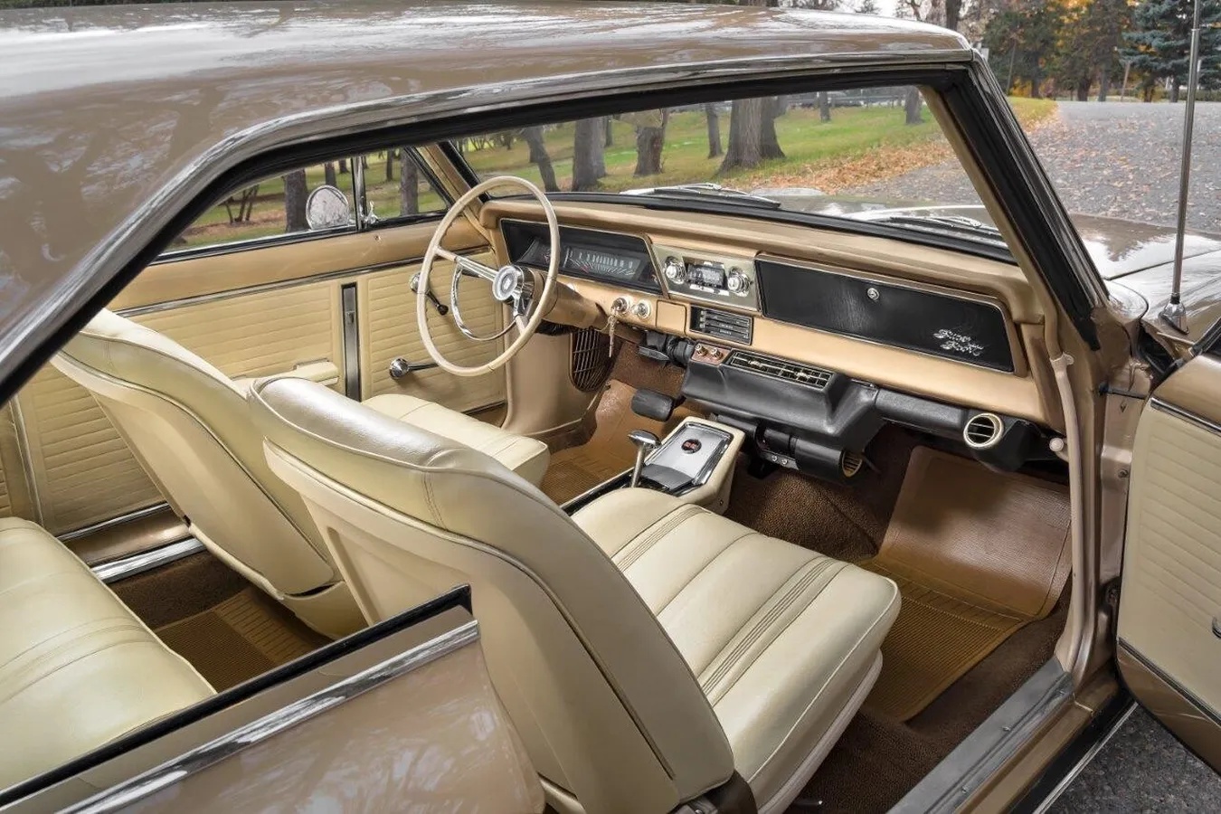 Chevrolet-Chevy-ii-nova-1966-Sandalwood-Tan-Metallic-Beige-12