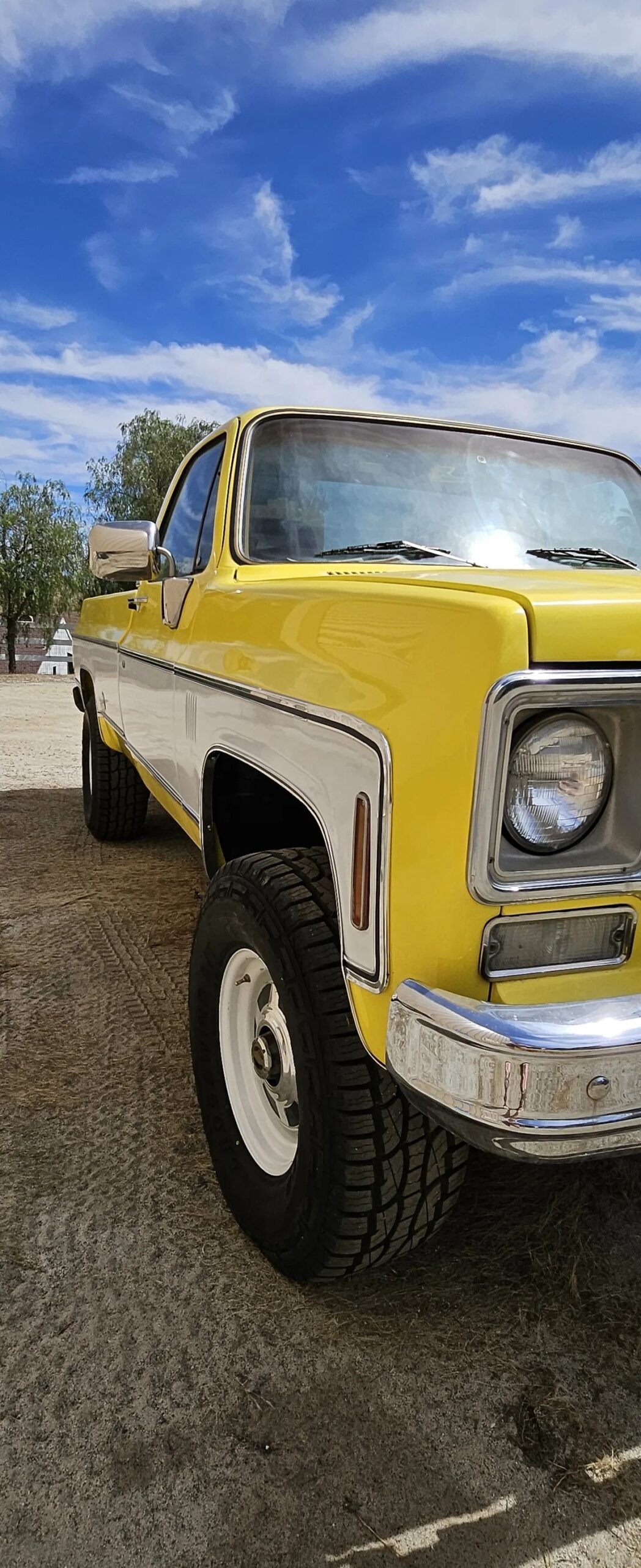 Chevrolet-Cheyenne-1976-Yellow-Brown-4