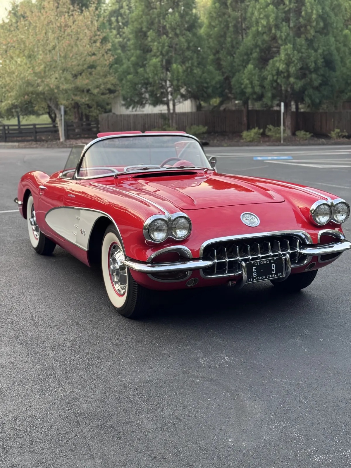 Chevrolet-Corvette-1959-Red-Red-1