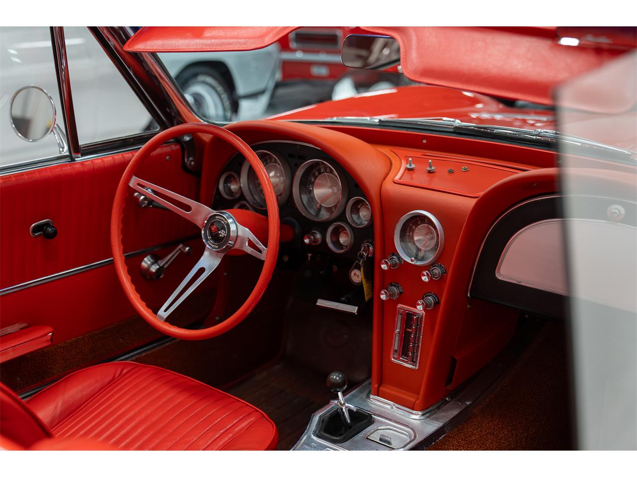 Chevrolet-Corvette-1963-Red-Red-19