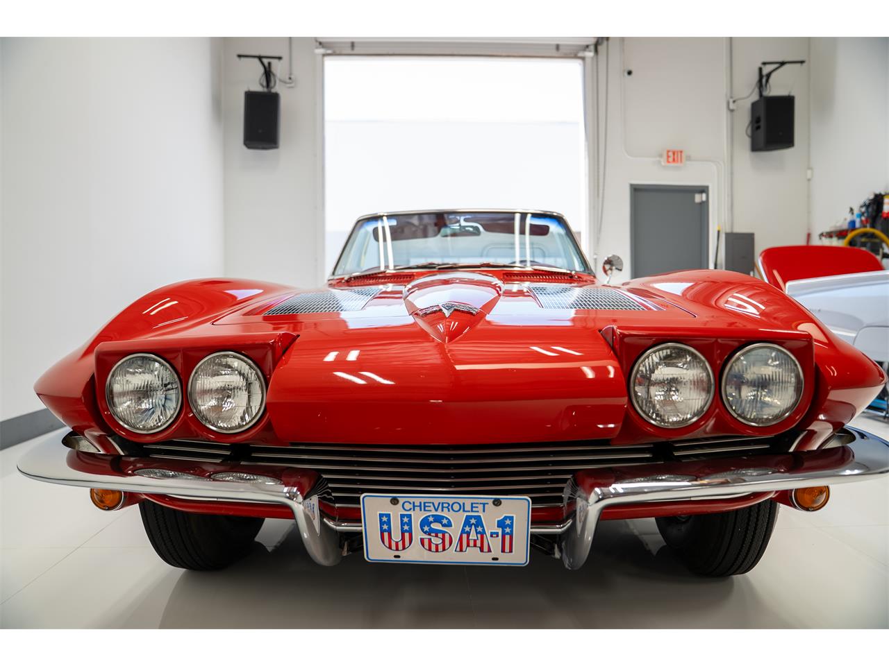 Chevrolet-Corvette-1963-Red-Red-37