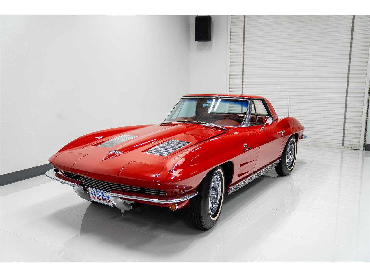 Chevrolet-Corvette-1963-Red-Red-5