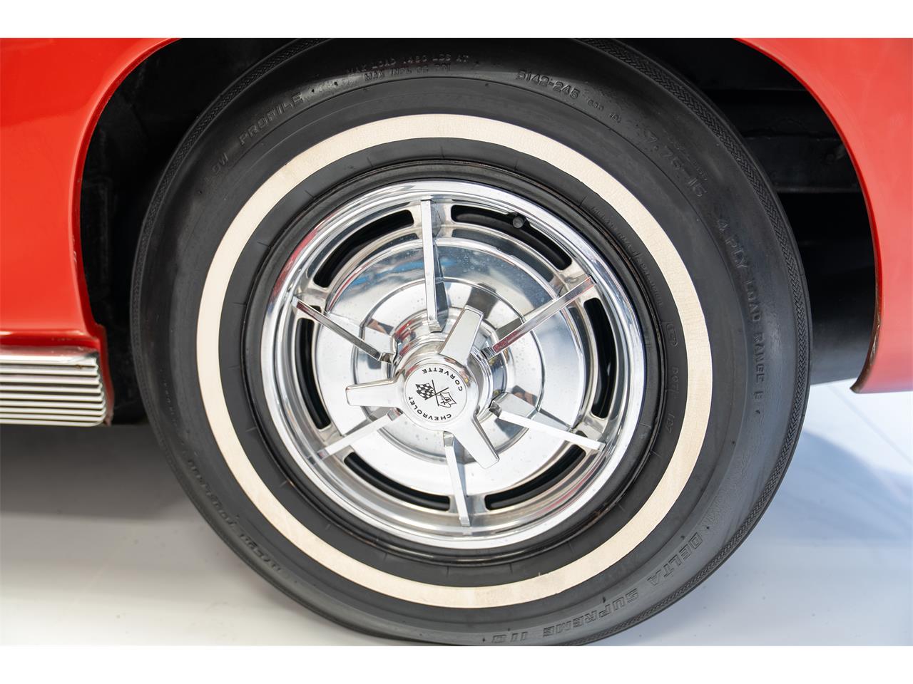 Chevrolet-Corvette-1963-Red-Red-56