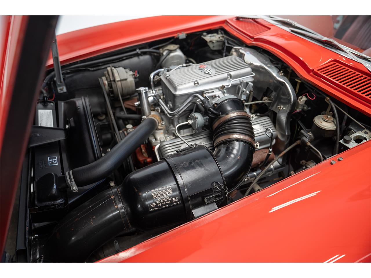 Chevrolet-Corvette-1963-Red-Red-59