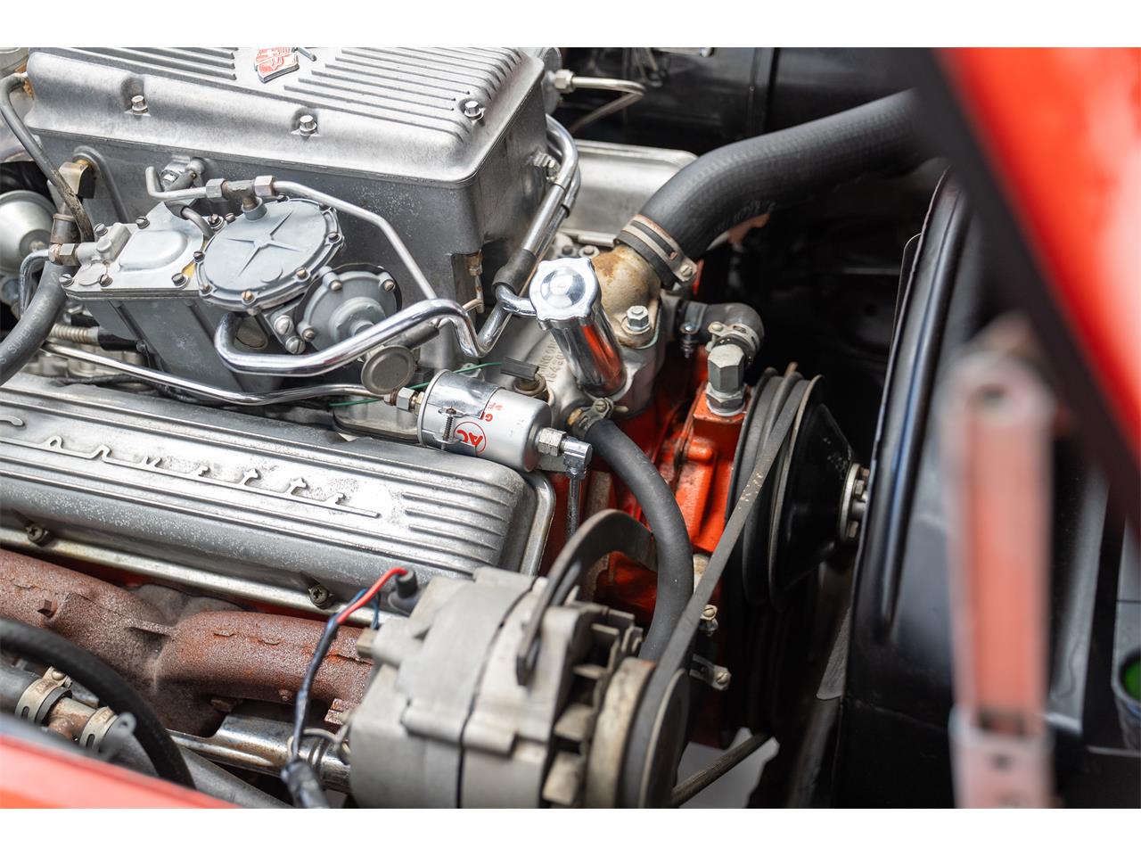 Chevrolet-Corvette-1963-Red-Red-62