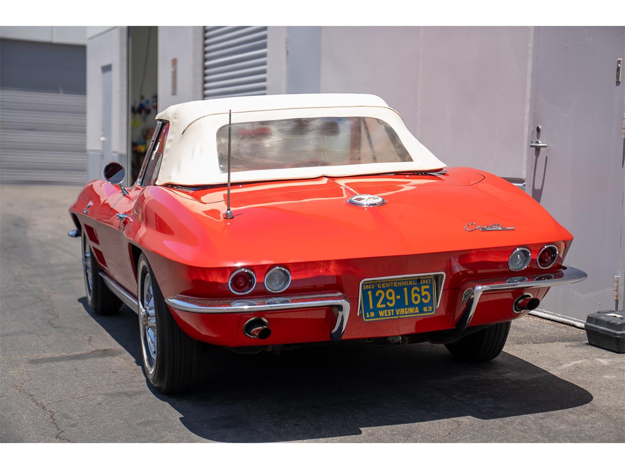 Chevrolet-Corvette-1963-Red-Red-69