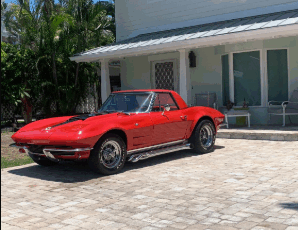 Chevrolet-Corvette-1964-Red-Black