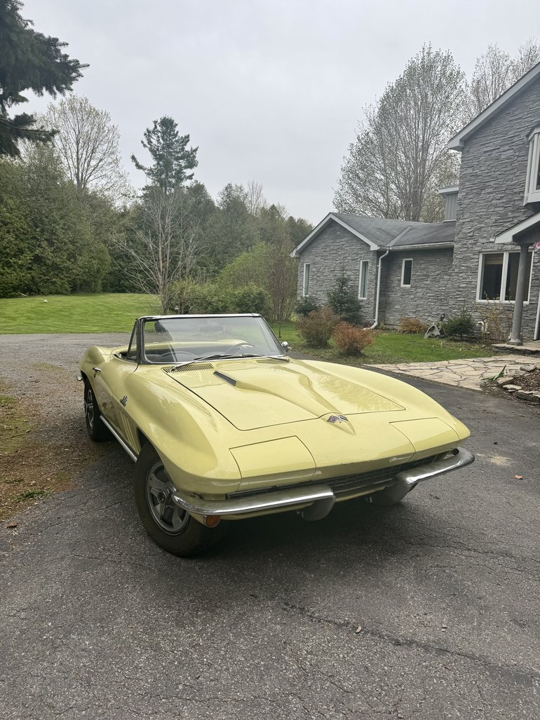 Chevrolet-Corvette-1965-Yellow-Black
